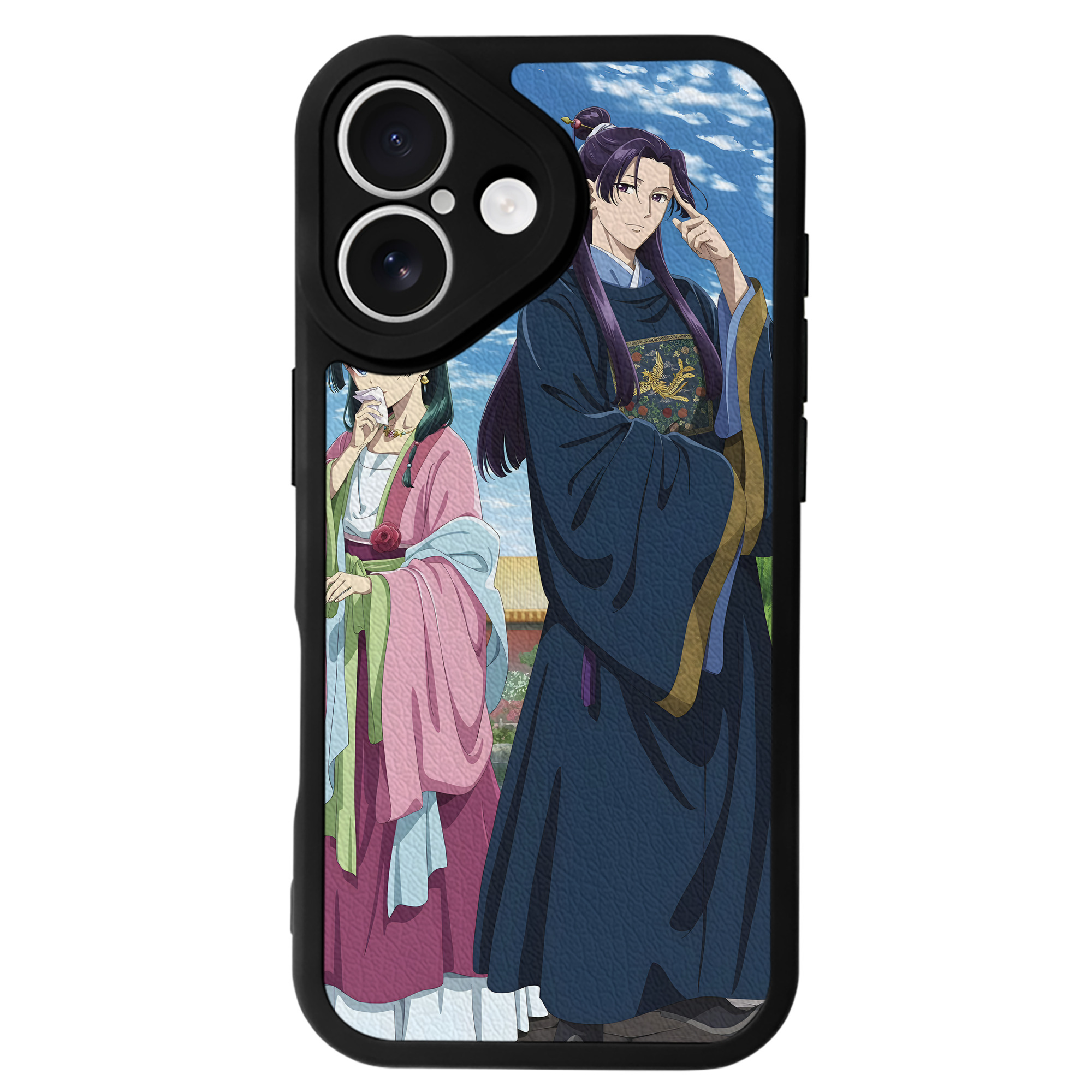 （画像用） 薬屋のひとりごと The Apothecary Diaries 【iPhone 16シリーズ対応】シリコンスマホケース（レザー調） 材質：シリコン